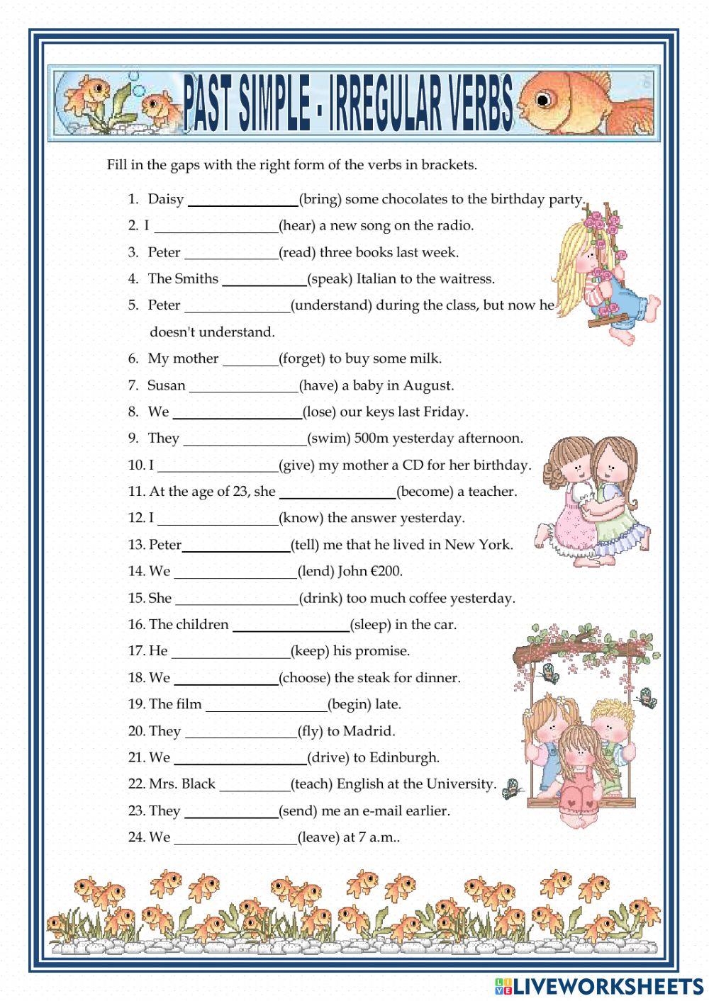 Past simple positive