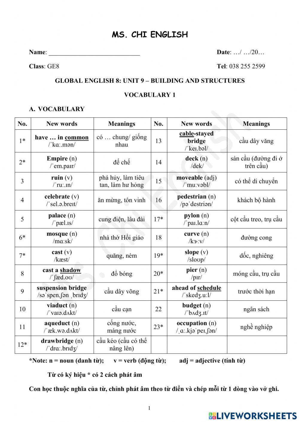 07.02.2022-GE8-U9-Vocabulary 1