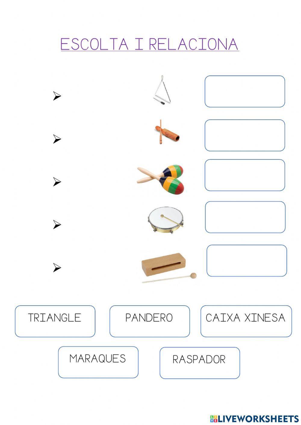 Relaciona audio y palabra