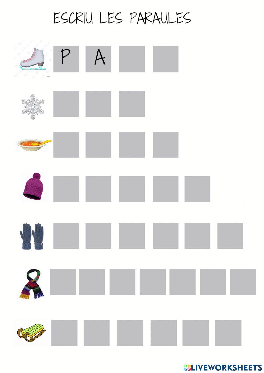 Compta i escriu (hivern)