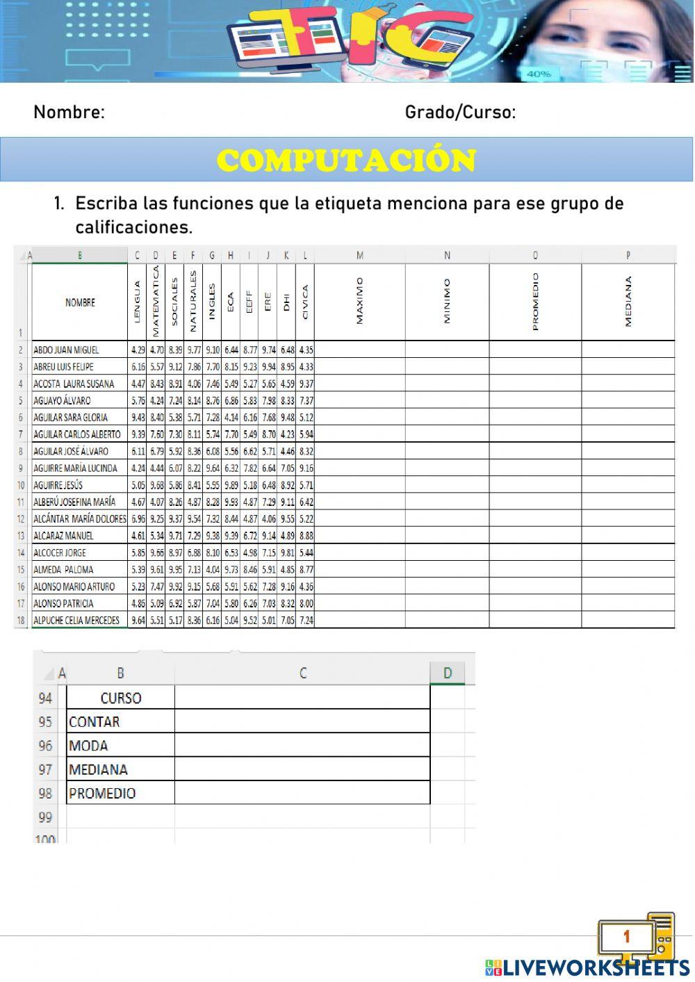 Excel Estadistica