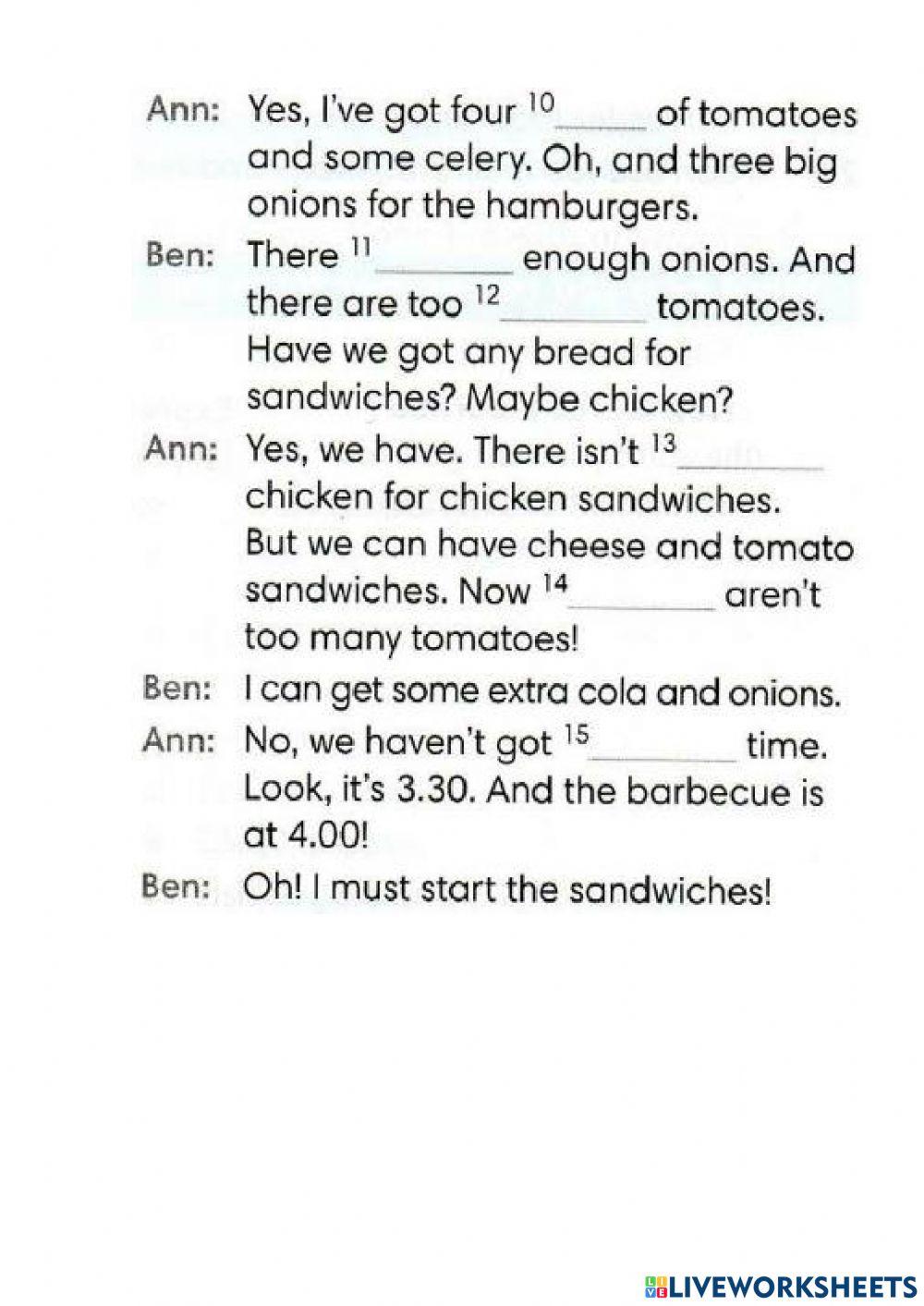 Wider World 1 - Unit 2.7 Too much-many, not enough