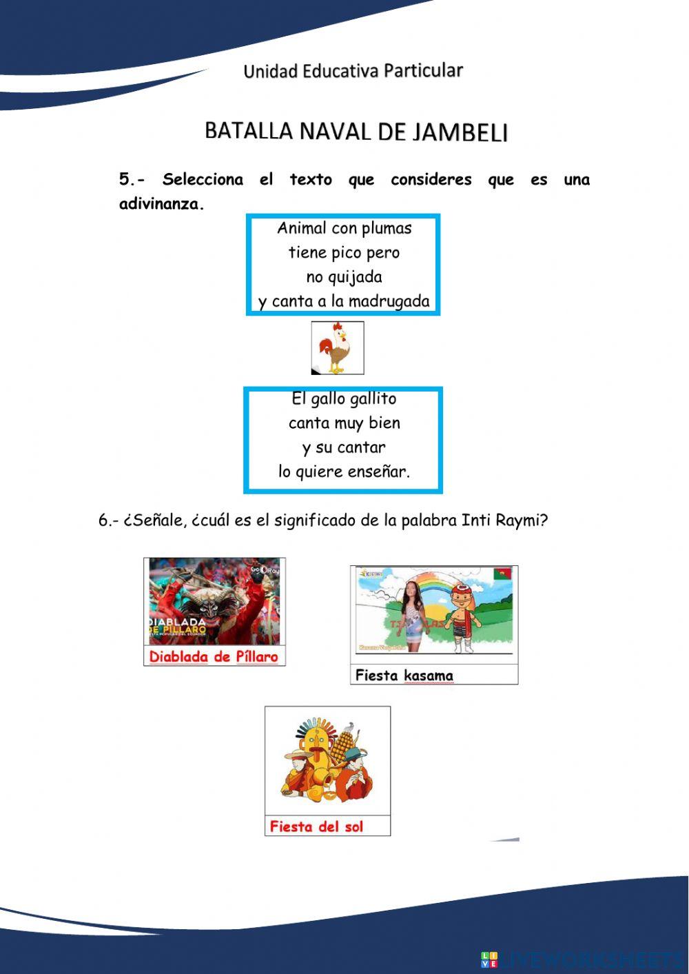 Examen de lengua y literatura Examen de lengua y literatura