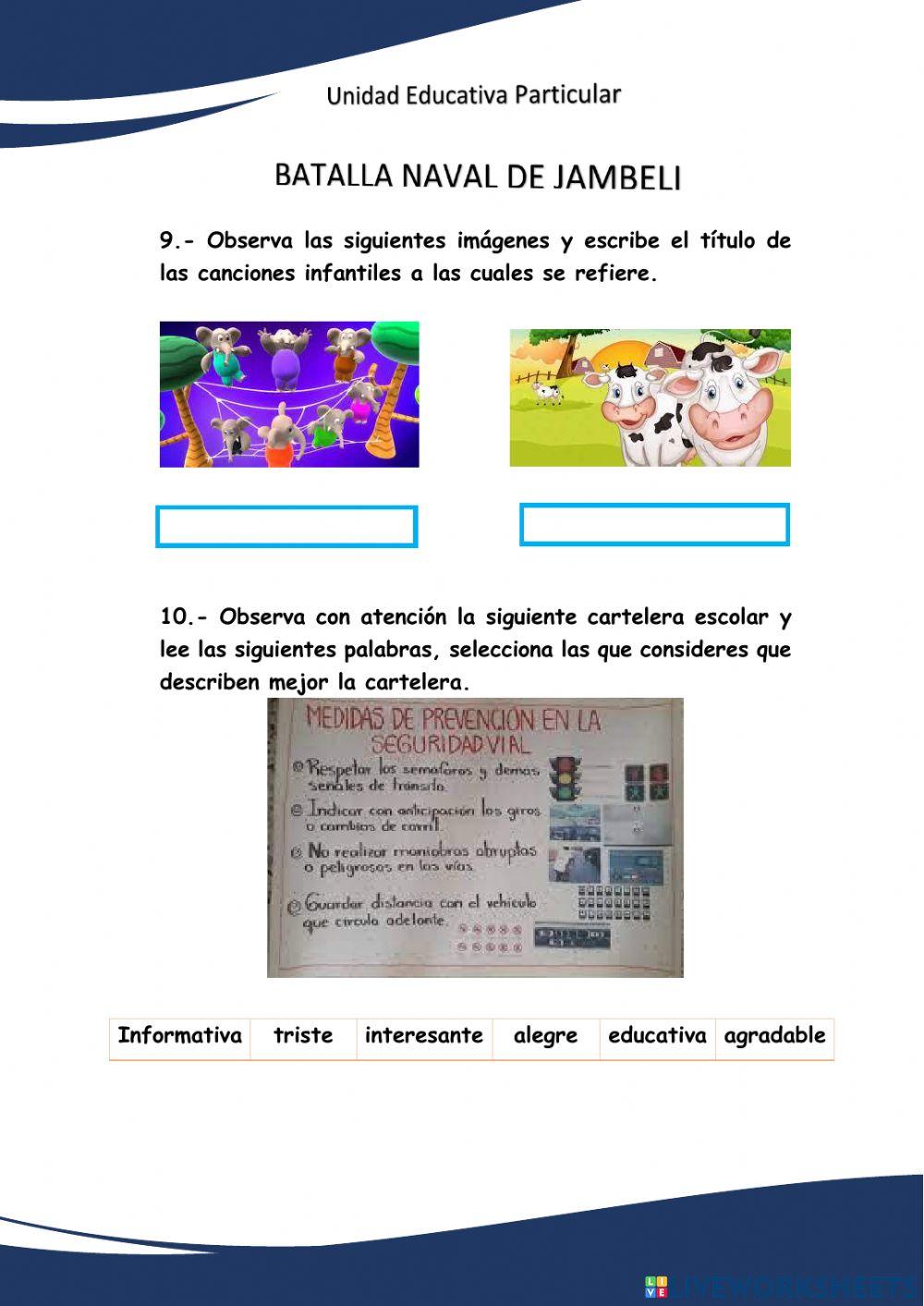 Examen de lengua y literatura Examen de lengua y literatura