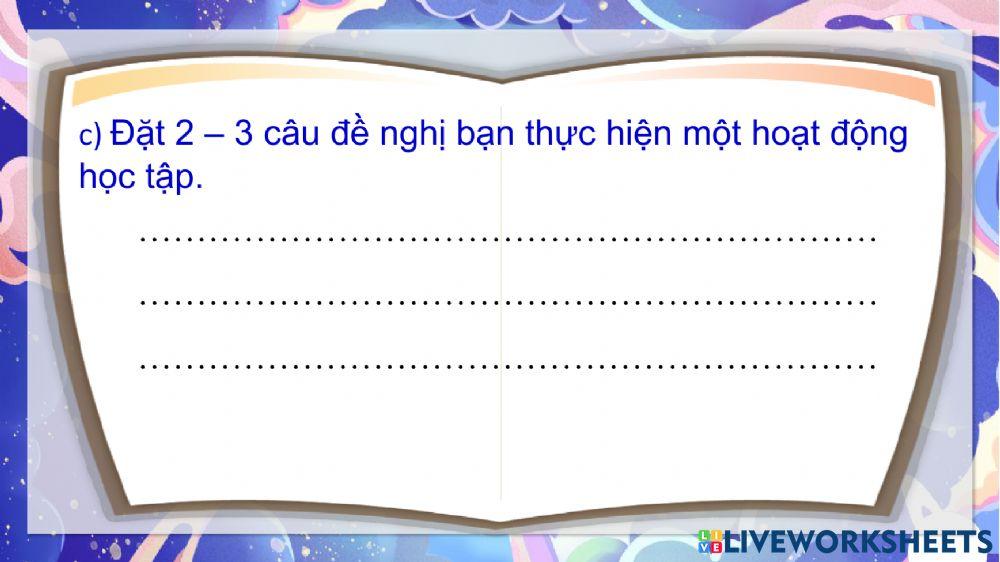 Tuần 19: Từ chỉ người, chỉ hoạt động. Dấu chấm than. MRVT Nơi chốn thân quen.