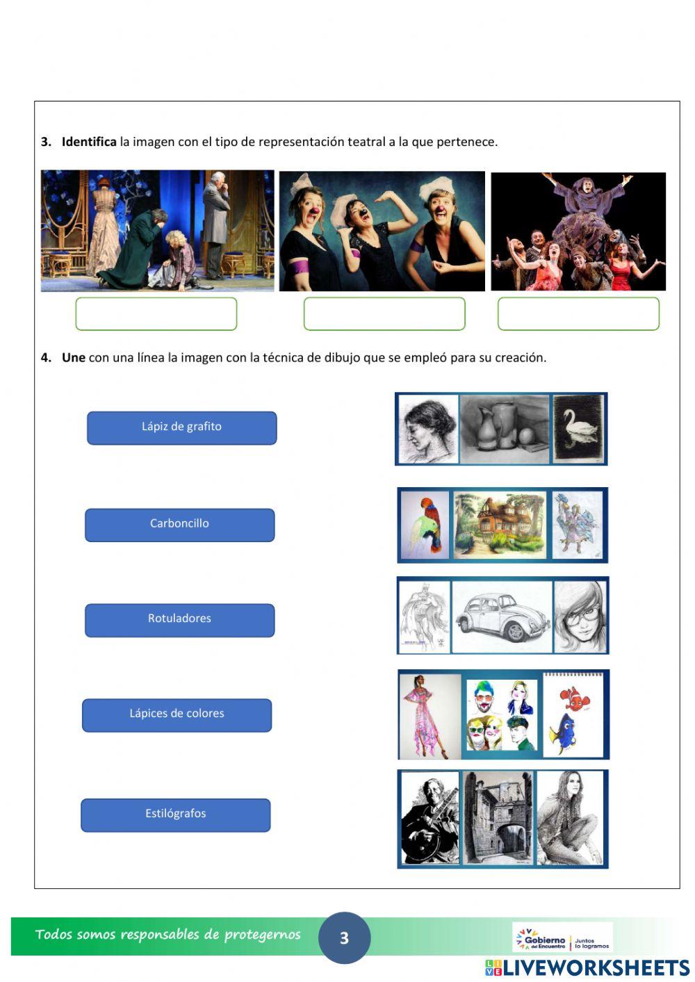 Evaluación de Educación Cultural y Artística 10