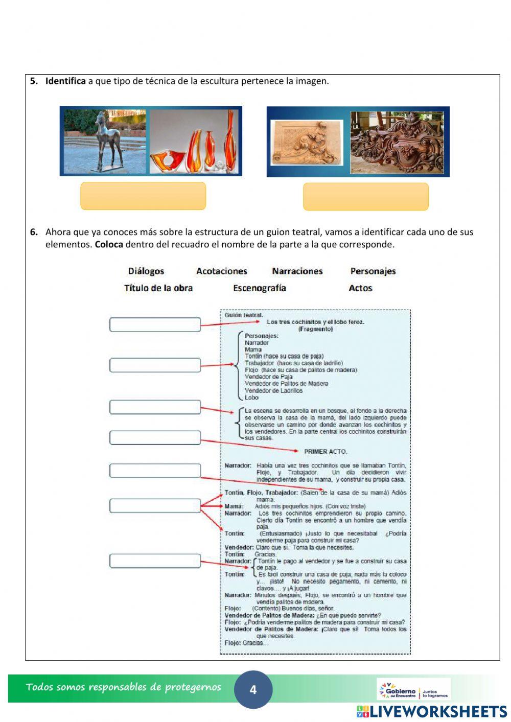 Evaluación de Educación Cultural y Artística 10