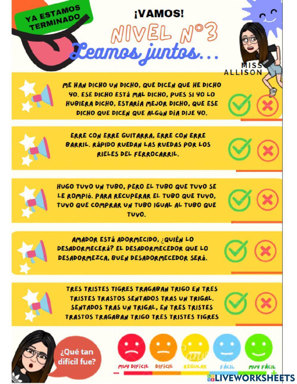 Adivinanzas y trabalenguas