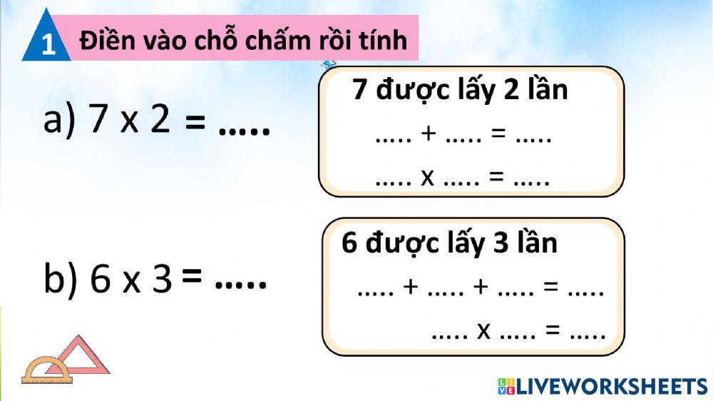 Tuần 19: Phép nhân