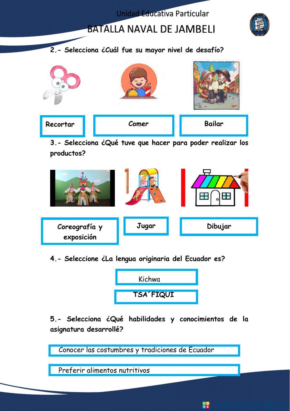 Examen de estudioa sociales