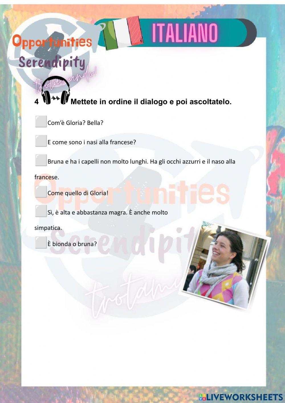 Progetto italiano clase 6