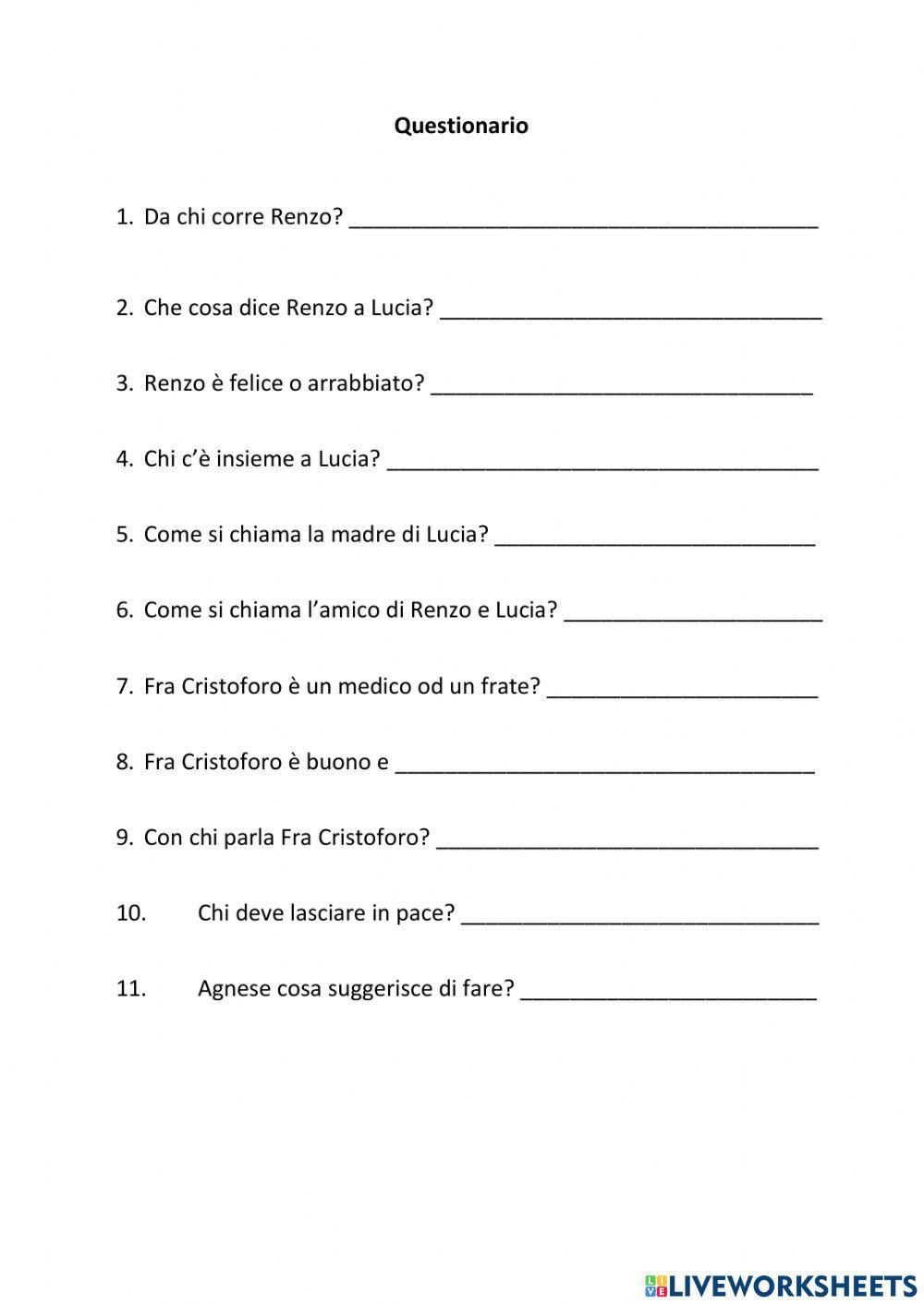 I Promessi Sposi (Parte 3)