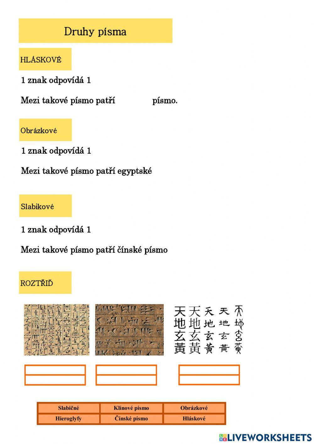Staroorientální státy - velké opakování 01