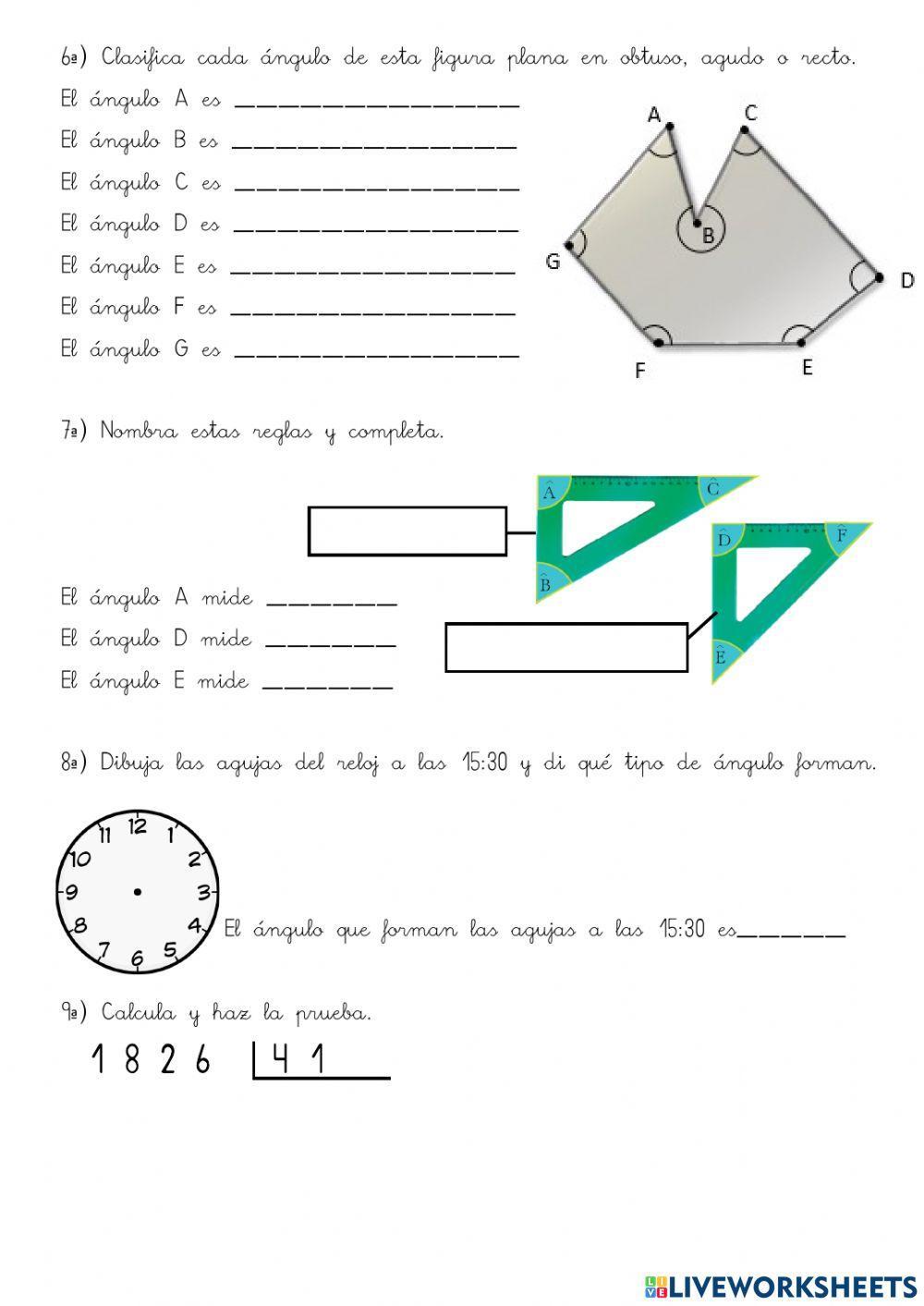 Examen Tema 6 matemáticas