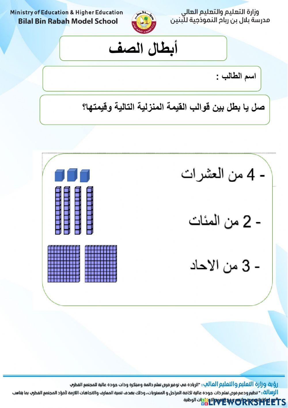 قوالب القيم المنزلية