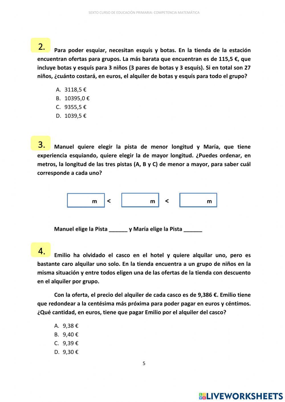 Prueba Comunida… | Free Interactive Worksheets | 1825480
