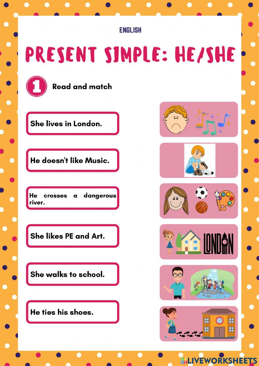 1825478 | Present simple he she | annareixach91