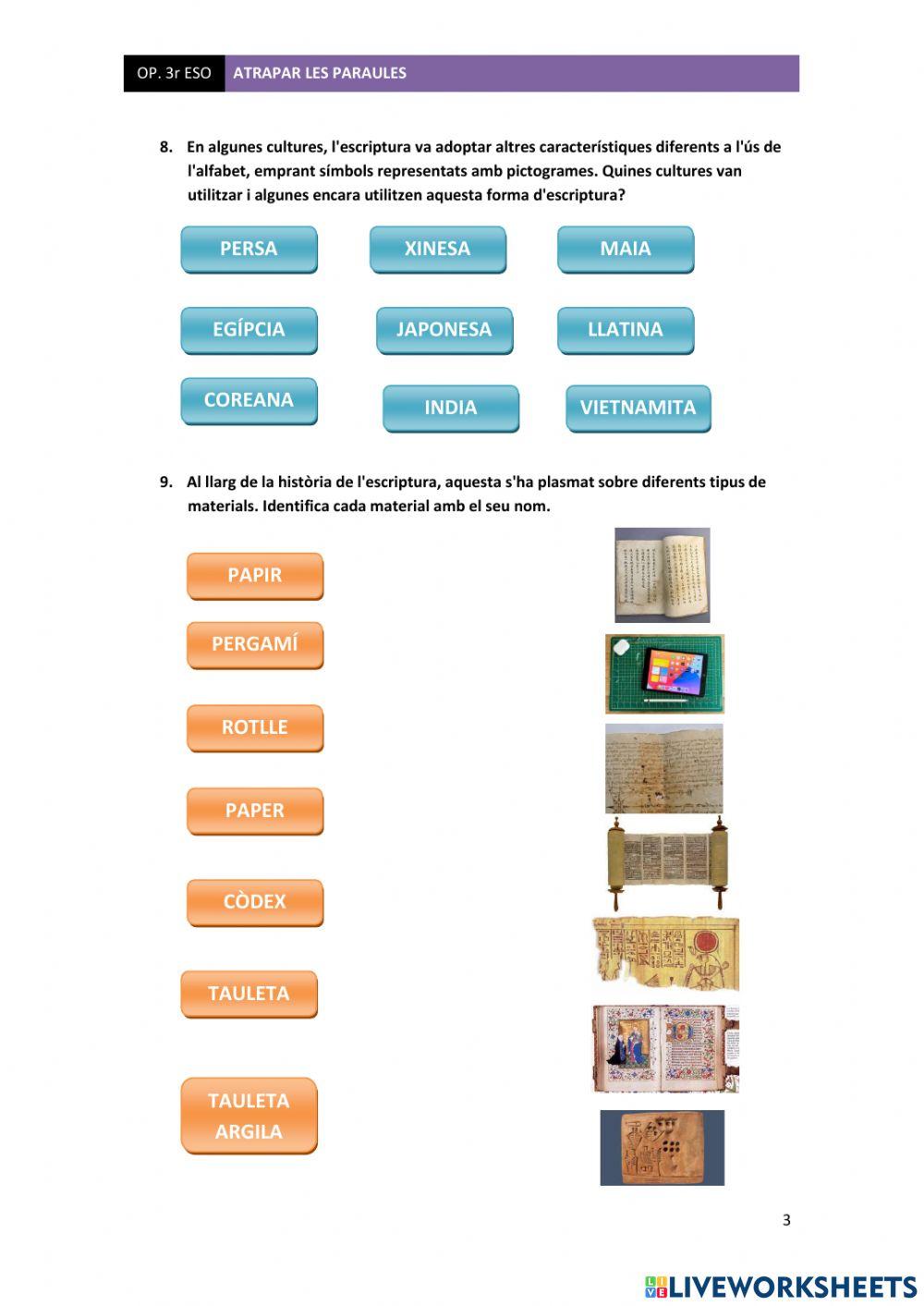 Atrapar les paraules