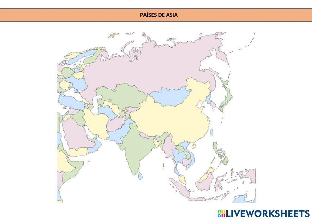 Países de asia Países de asia