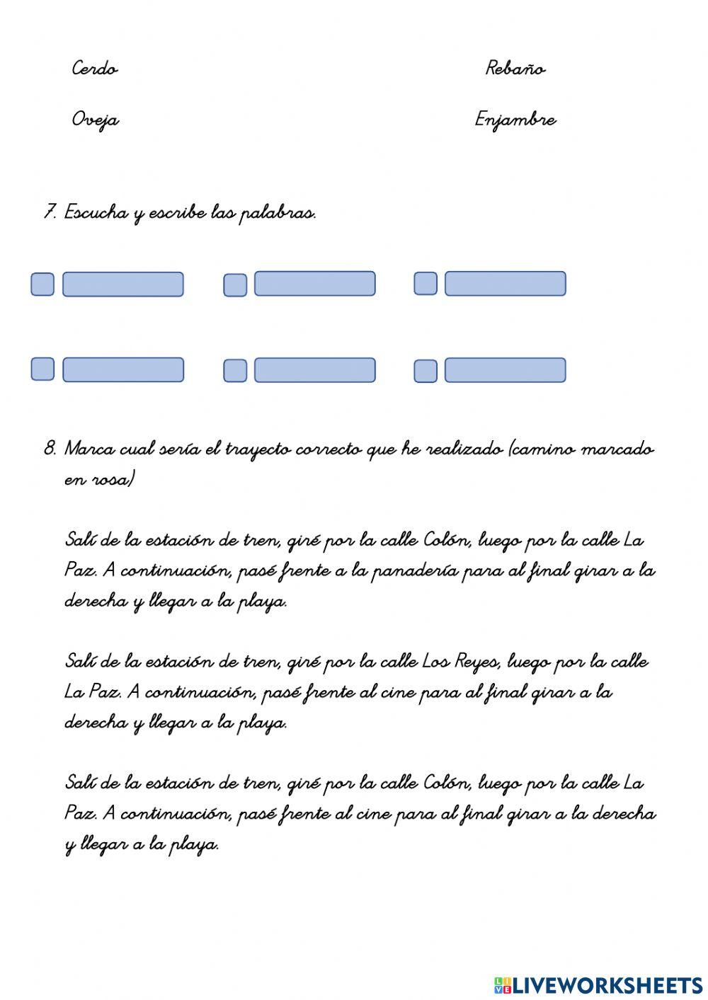 Repaso temas 5 y 6  lengua 2 ep