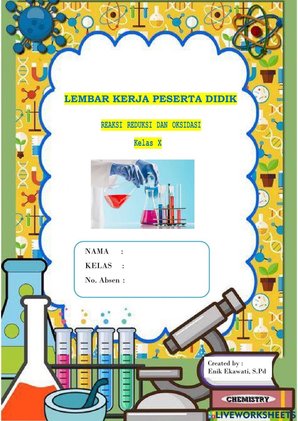 Lkpd Reduksi oksidasi (redoks)