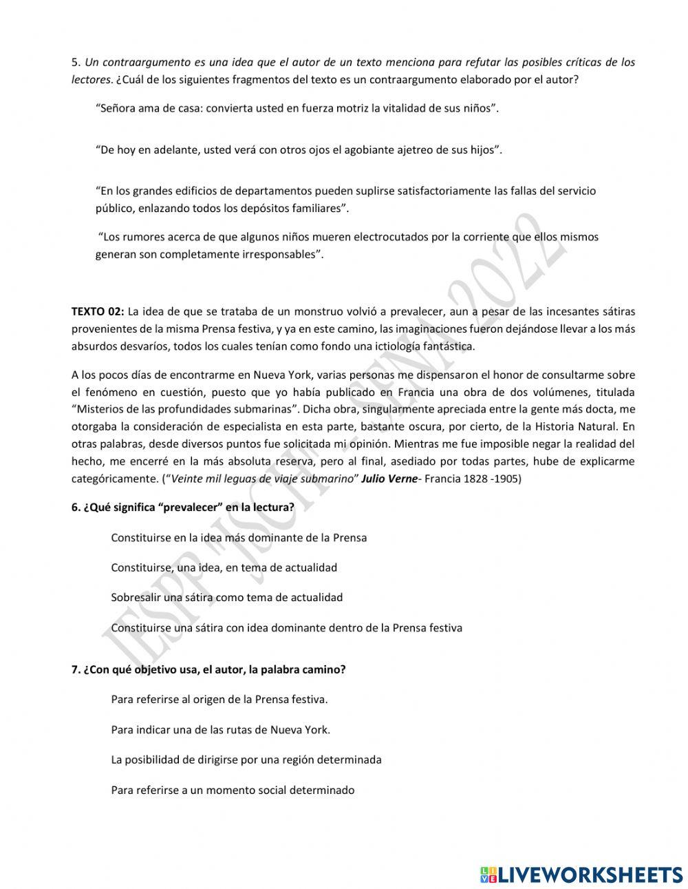 Practica de comprension de textos 04