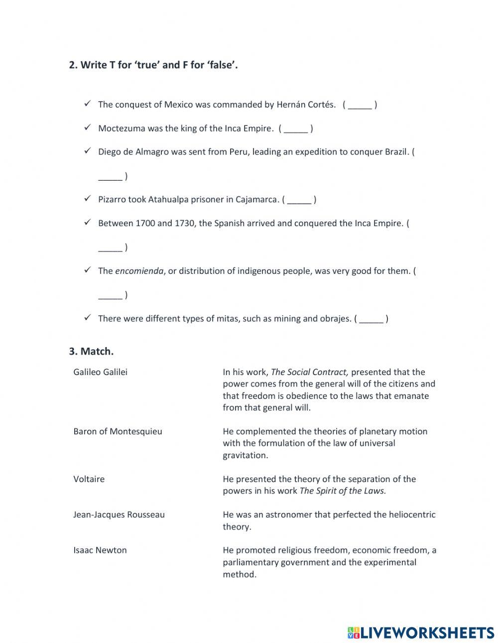 Test social studies ninth grade 1st semester