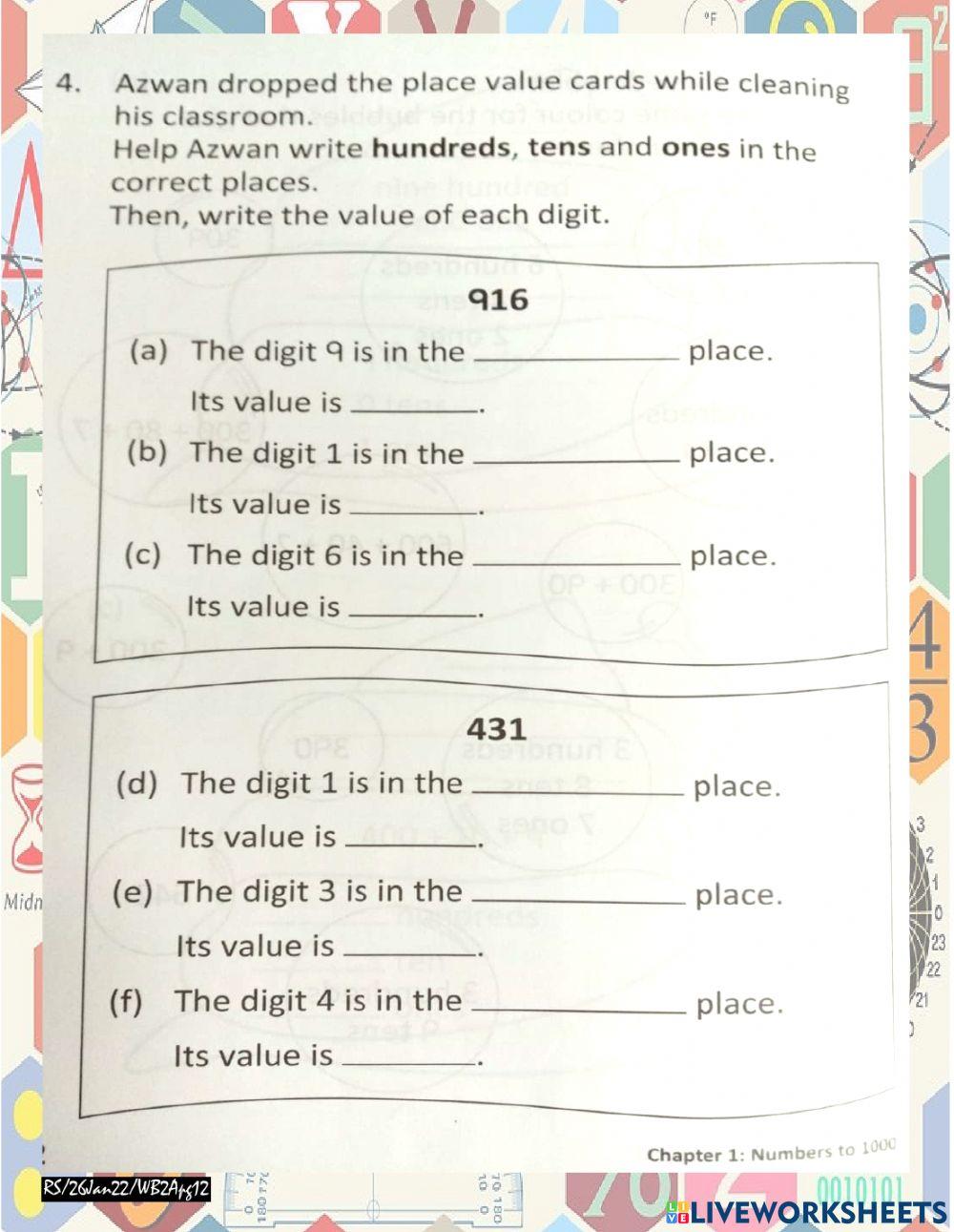 Place Value YMWBpg12