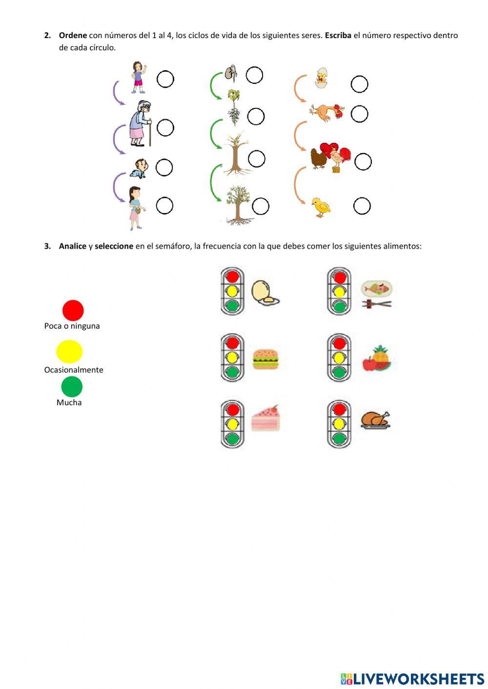 Evaluación Ciencias N