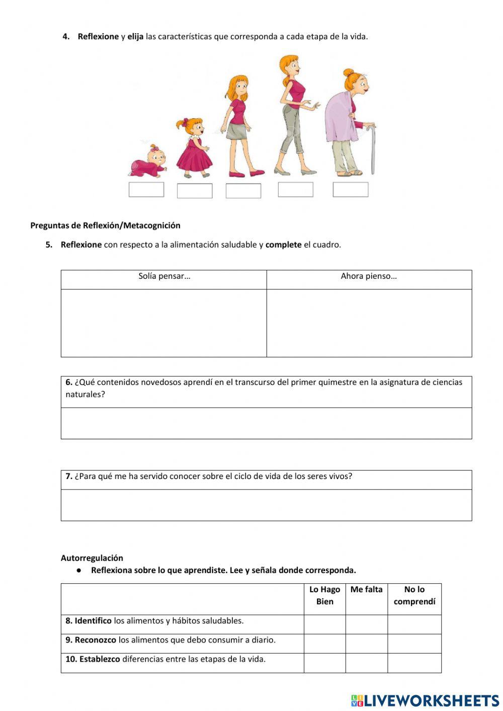 Evaluación Ciencias N
