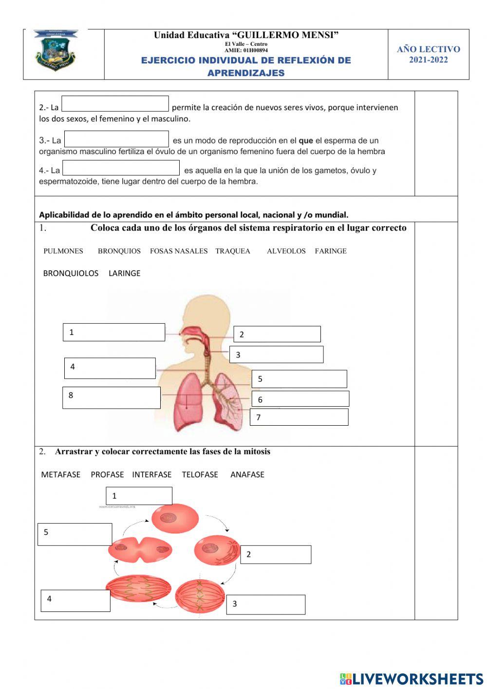 Examen de Biología