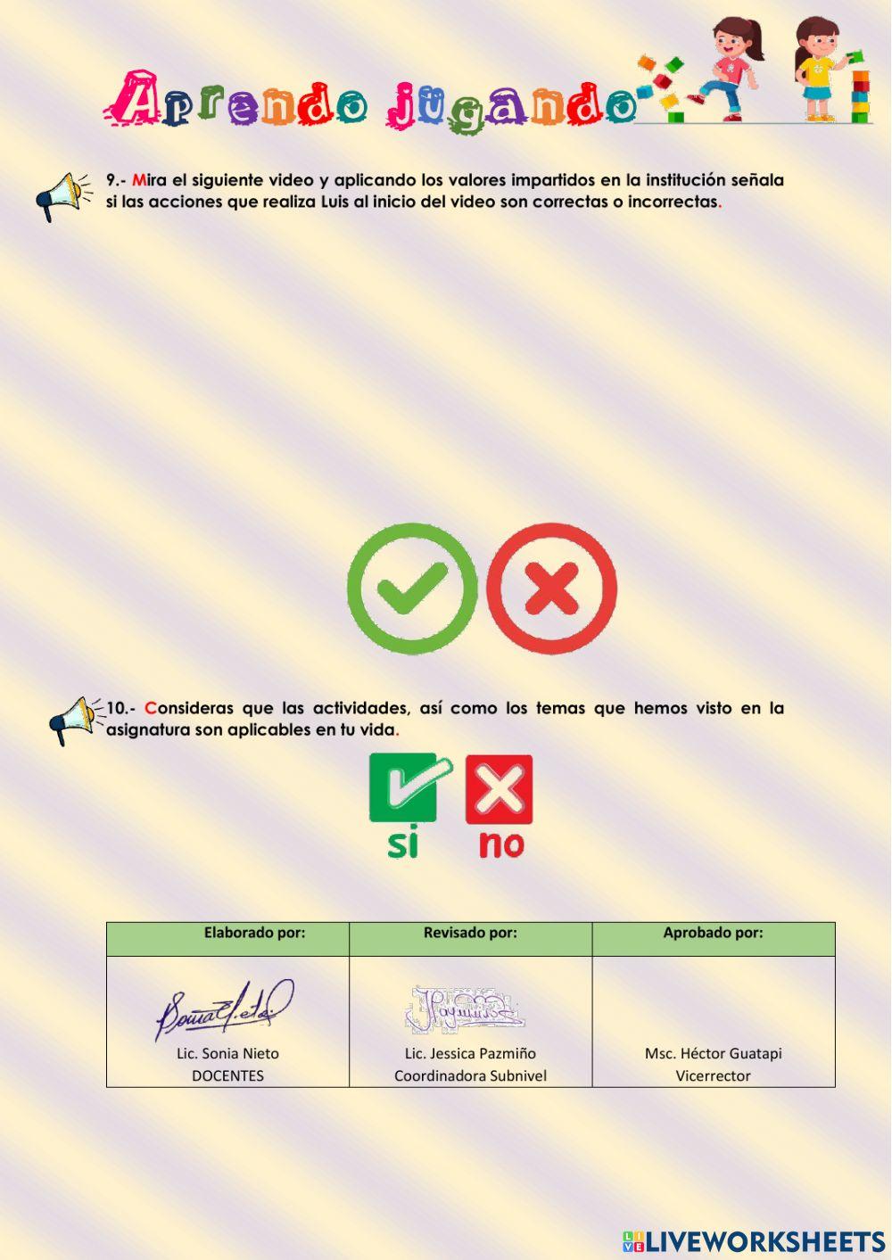 Ejercicio individual de reflexión Estudios Sociales