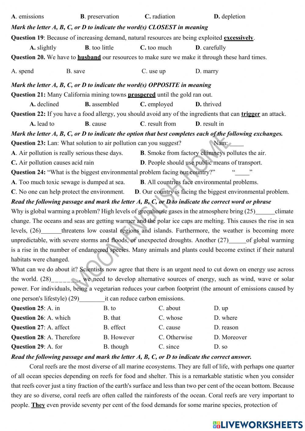 Grade 9 Super - Month Test