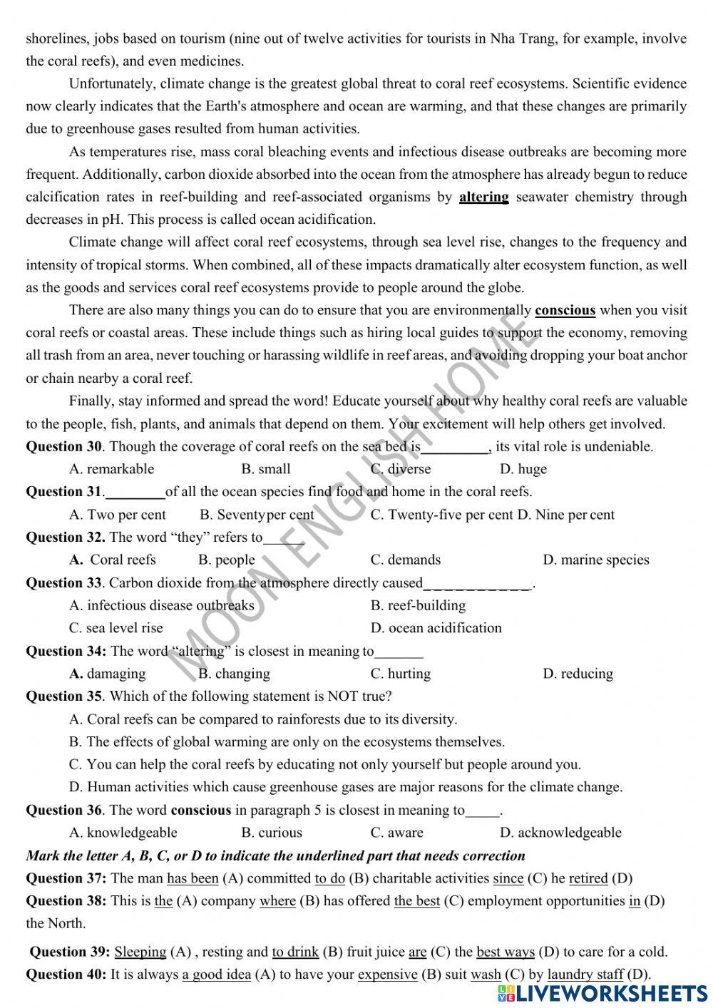 Grade 9 Super - Month Test
