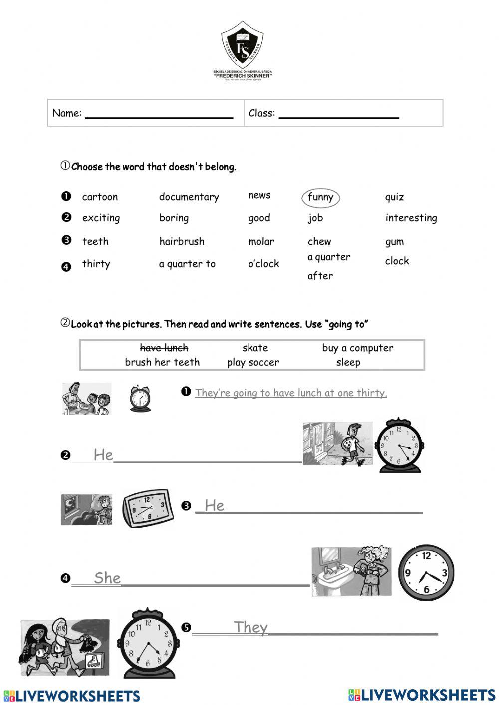 Quimestral Test - 6th
