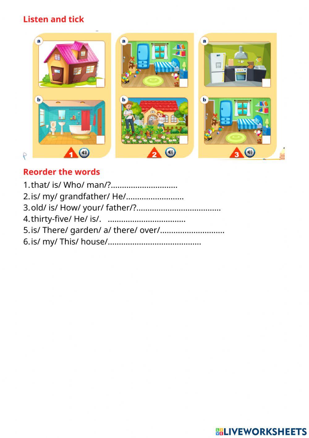 Unit 12 This is my house Lesson 1