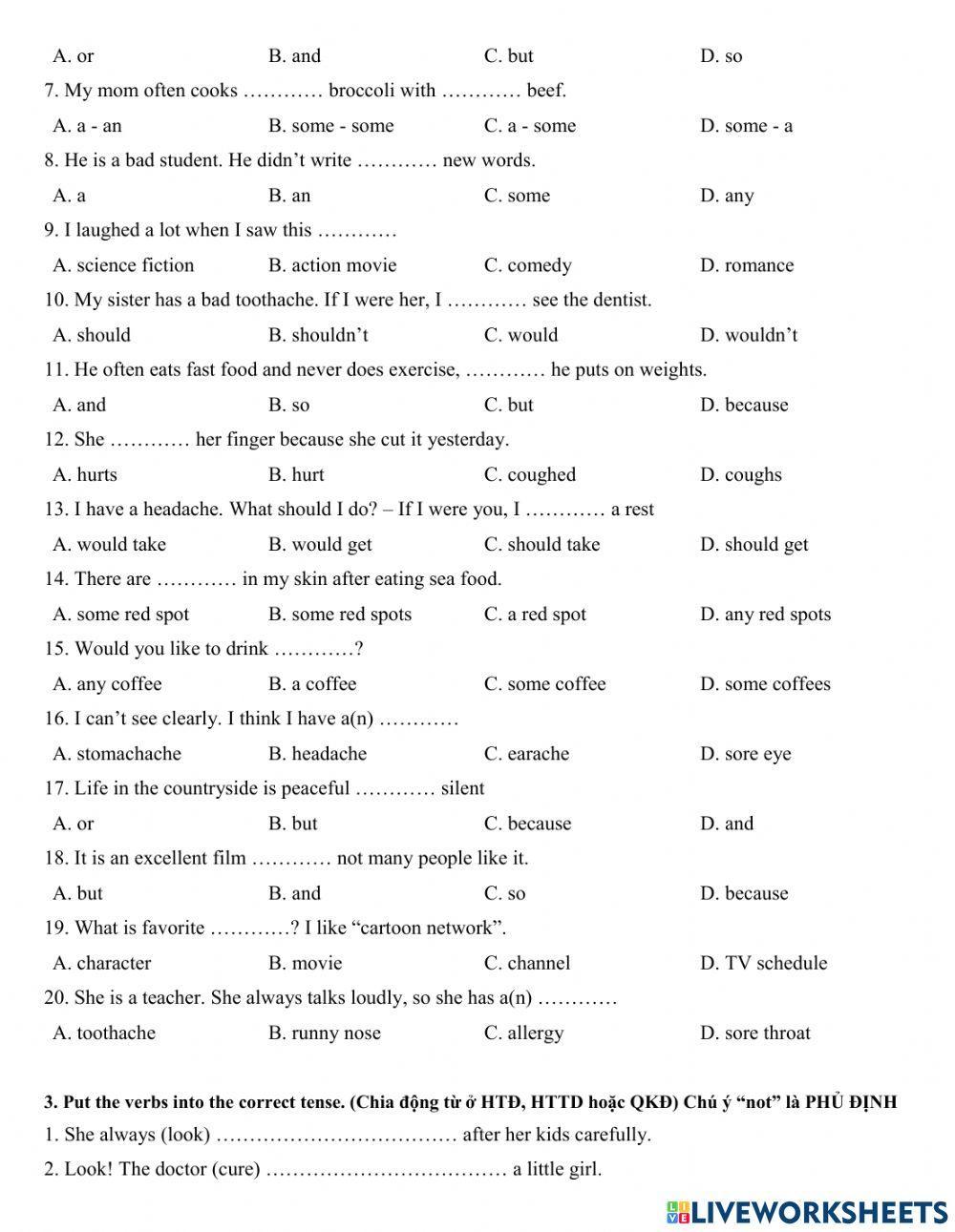 Group 4 - January test