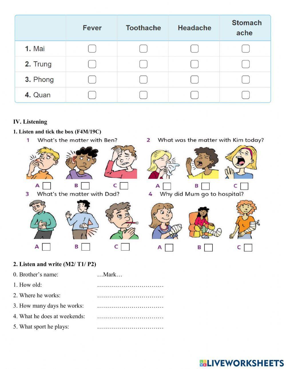 Group 4 - January test
