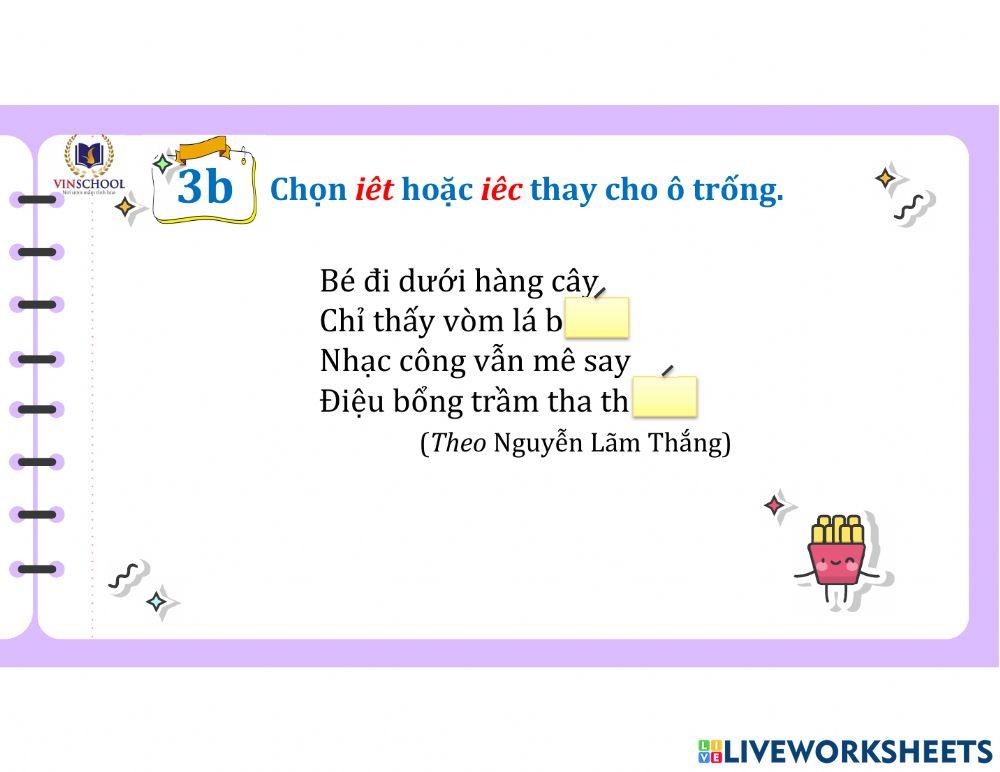 Chính tả Tuần 22