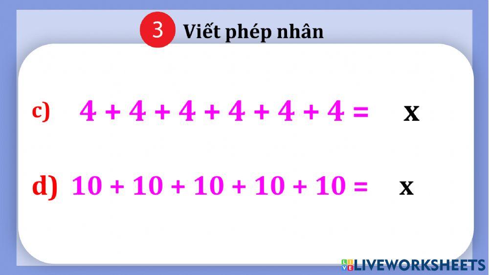 Tuần 19 - Phép nhân