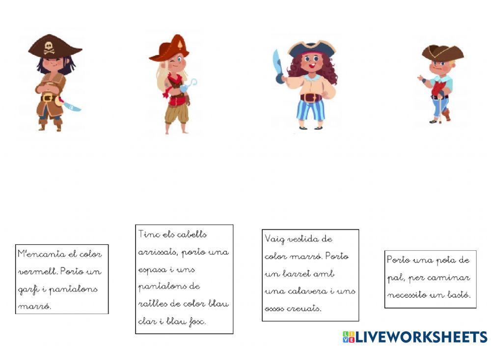 Comprensió lectora Pirates