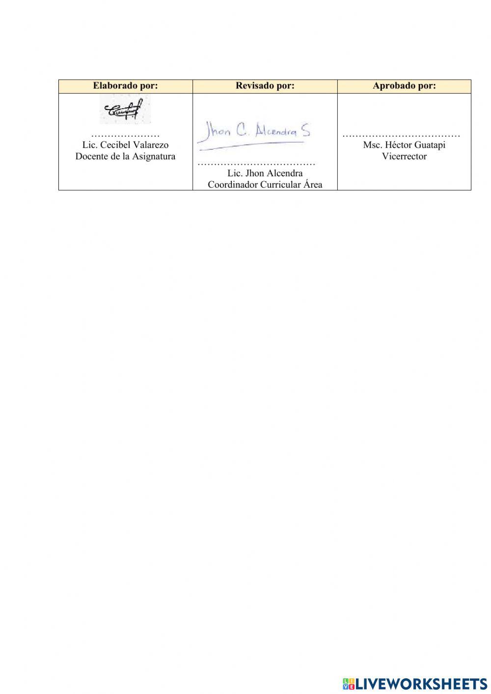 Ejercicio individual de reflexión de los aprendizajes CUARTO