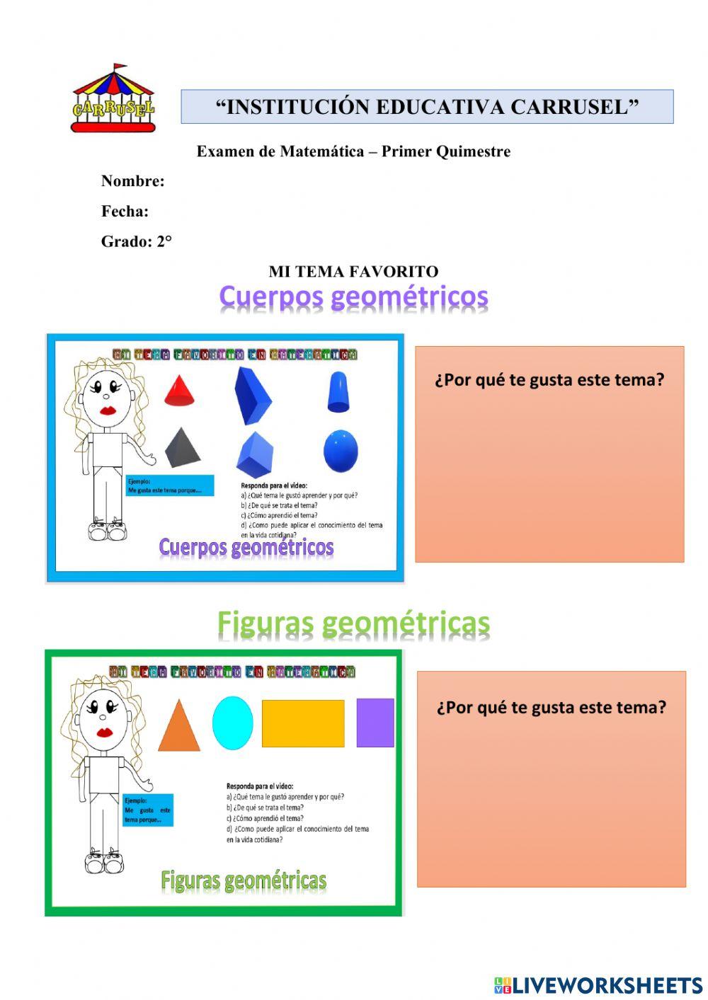 Examen primer quimestre