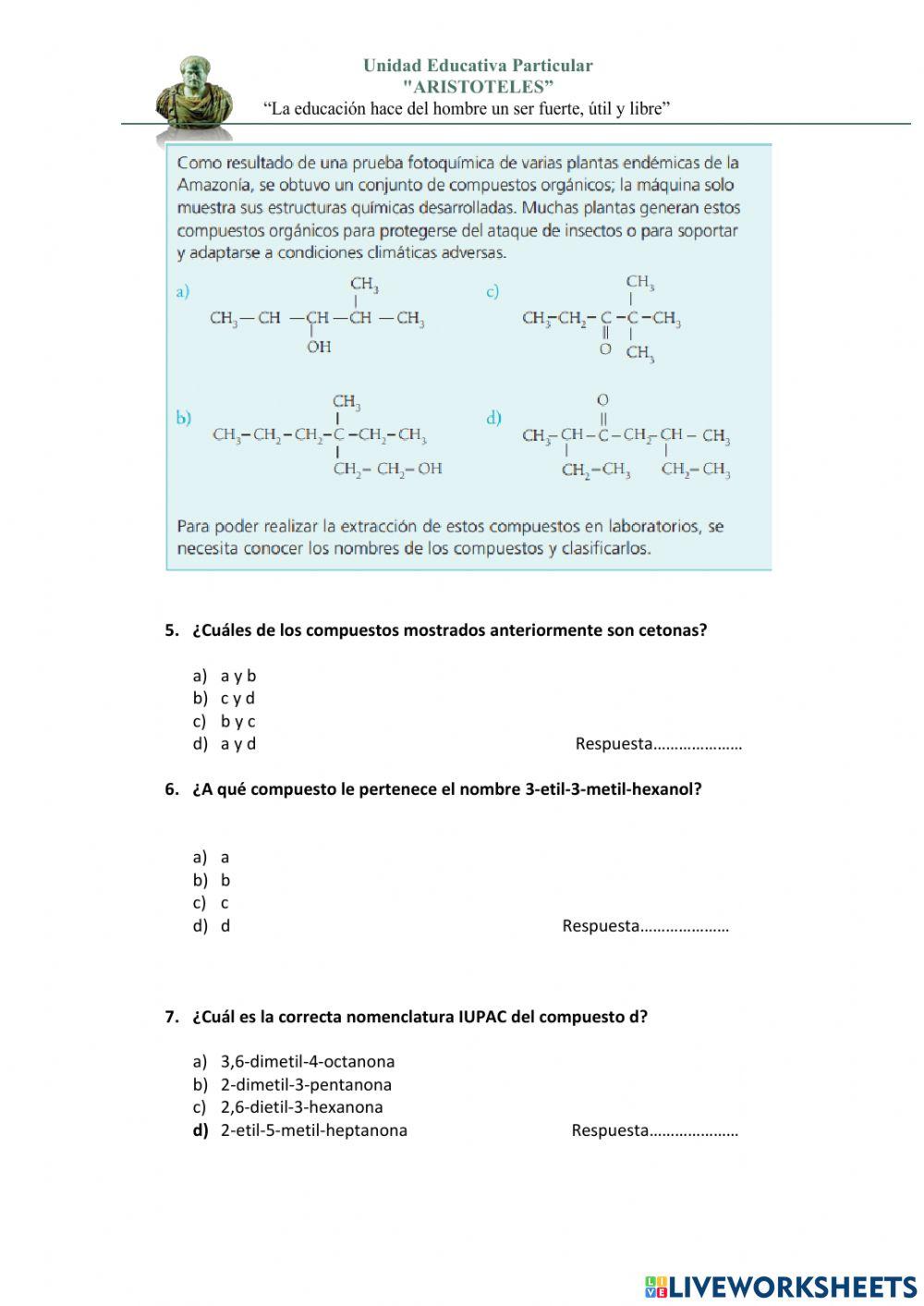 QUIMICA PRIMER QUIMESTRE QUIMICA PRIMER QUIMESTRE