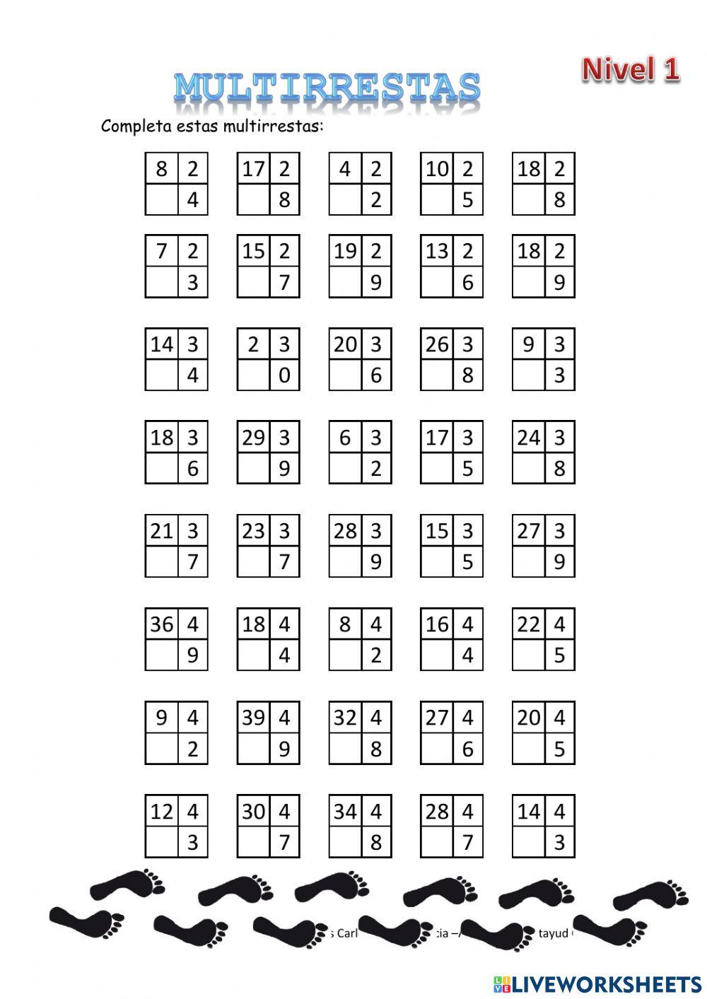 Multirrestas- nivel 1