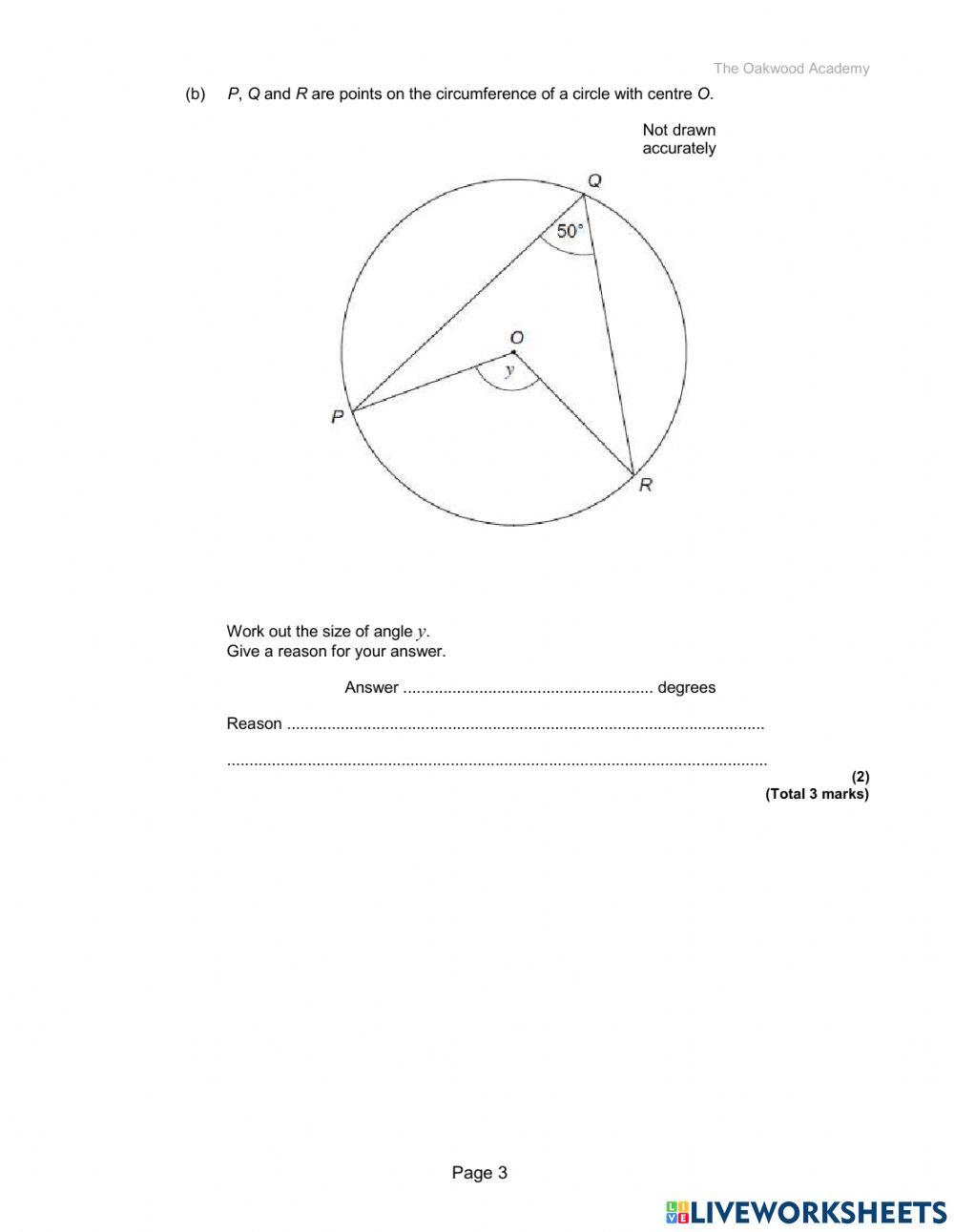 Circle theorem