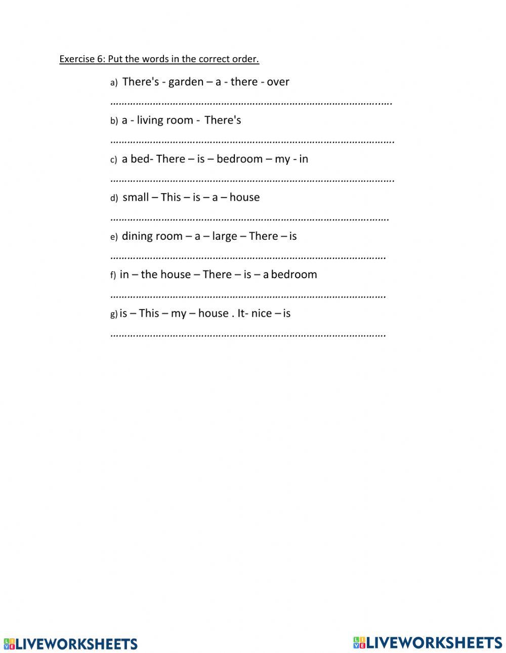 Unit 12: This is my house