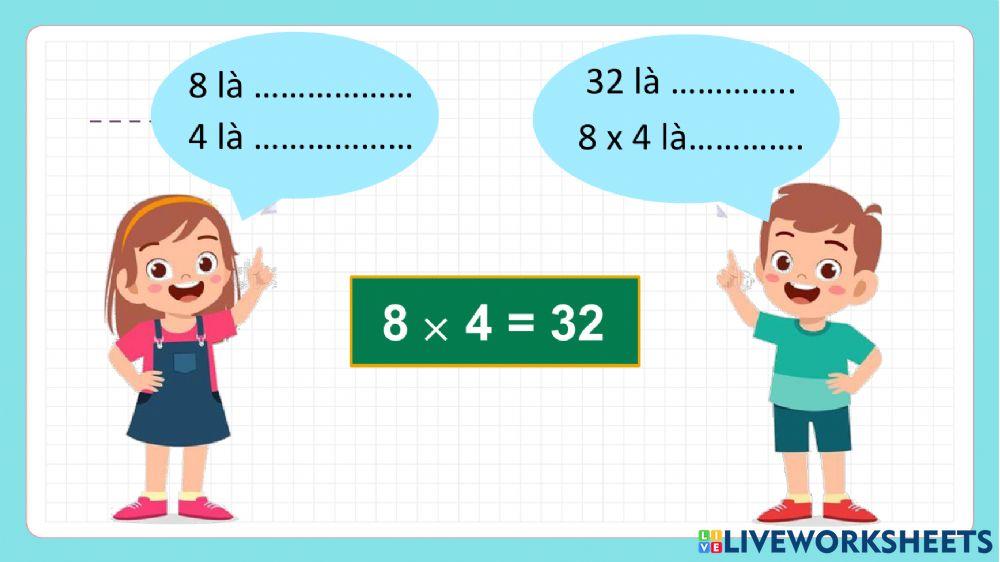 Tuần 19: Thừa số - Tích