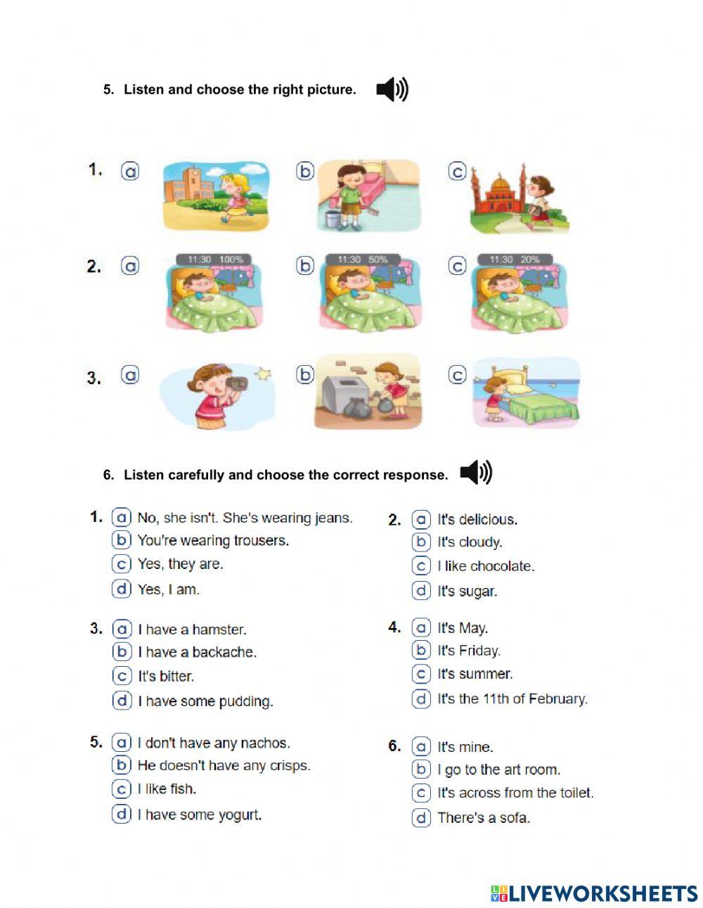 Listening Final Exam: Laureles