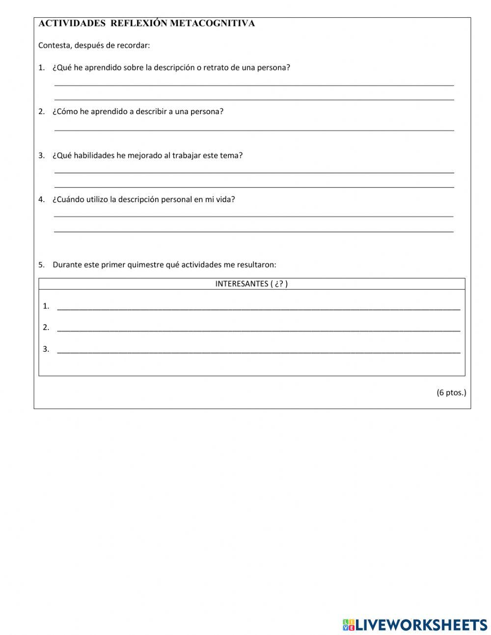 Evaluación de Lengua y Literatura